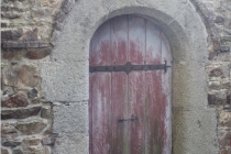 Domaine de Keravel - porte provenant de la Chapelle Saint-Christophe en Lézardrieux