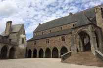 La cour intérieure du château de Vitré