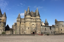 L'imposant château de Vitré