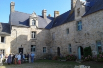 Manoir de Kermorus-Cour intérieure