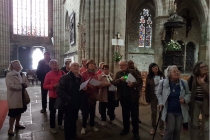 Visite de la cathédrale de Tréguier